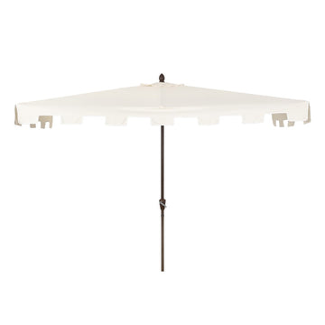 Sidney 9 ft. Classic MidCentury Rectangular Half Market Patio Umbrella